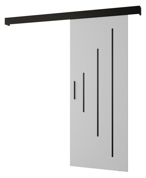 Uși culisante 70 cm Slavdro 3 (alb mat + negru mat). 1108765