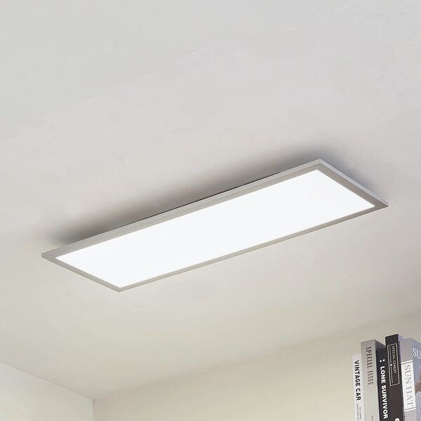 Arcchio Panou LED Lyndra, 80 cm, argintiu, aluminiu, dimabil, CCT, reglabil, Metalic, Camera de zi / sufragerie, Aluminiu, Modern