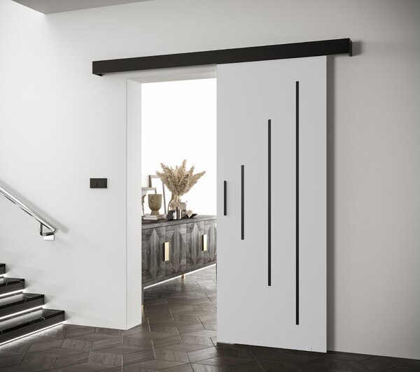 Uși culisante 70 cm Slavdro 3 (alb mat + negru mat). 1108765