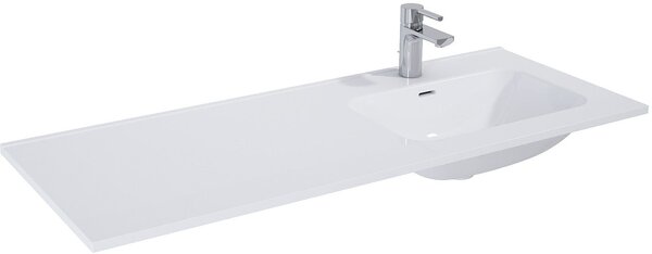 Elita Skappa lavoar 120.8x46 cm dreptunghiular mobilier-cu blat alb luciu RE041205068060