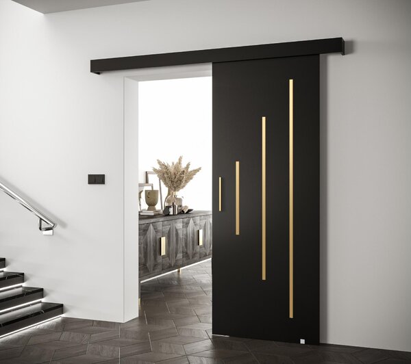 Uși culisante 80 cm Slavdro 3 (negru mat). 1108850