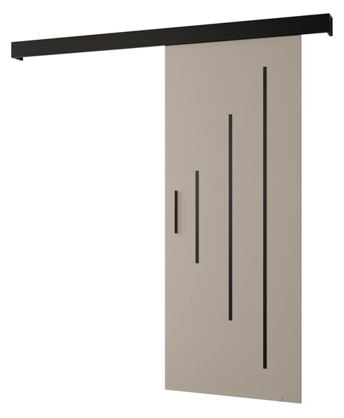 Uși culisante 80 cm Slavdro 3 (cashmir + negru mat). 1108854