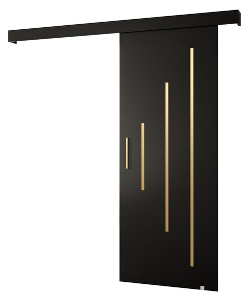 Uși culisante 80 cm Slavdro 3 (negru mat). 1108850