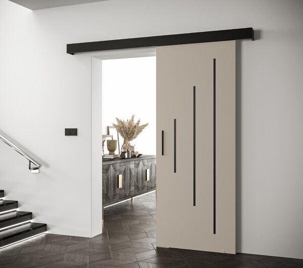 Uși culisante 80 cm Slavdro 3 (cashmir + negru mat). 1108854
