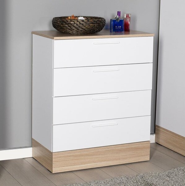 Comodă Seraphina 1 (stejar + alb) . 1109357
