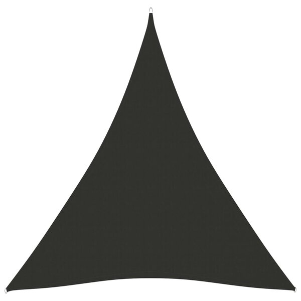 Pânză parasolar antracit 5x7x7 m țesătură oxford triunghiular