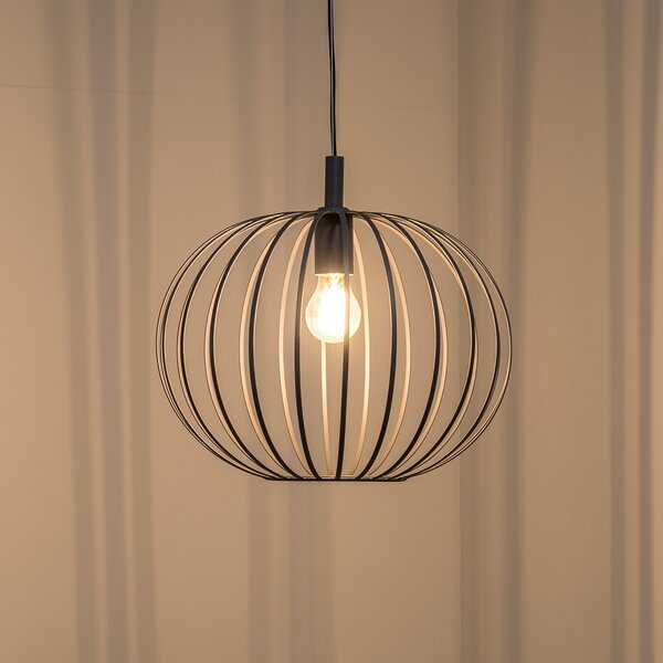Argon Suspensie Valor, antracit, oțel, Ø 40 cm, reglabil, Negru, Camera de zi / sufragerie, Metal, Modern