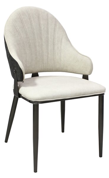 Scaun Adonis Crem Negru