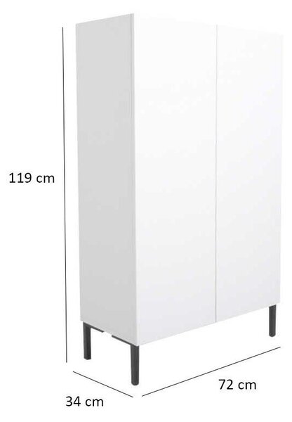 Dulap Selene (alb) . 1109417