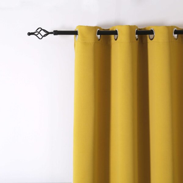 2x draperie galbena OXFORD 140x250 cm