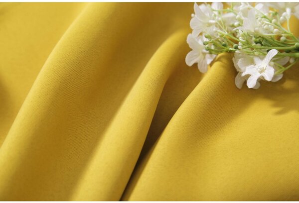 2x draperie galbena OXFORD 140x250 cm
