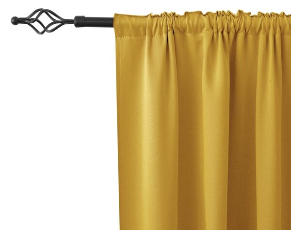 Draperie galbena OXFORD 140x250 cm Agatat: Inele metalice