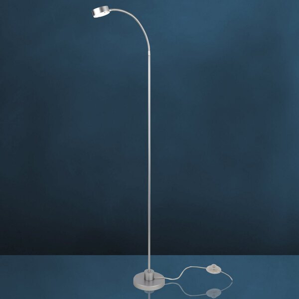 Busch SATURN lampadar LED flexibil, 1 sursă, Metalic, Camera de zi / sufragerie, Metal, Modern