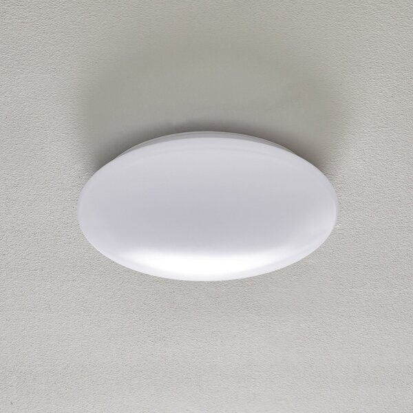 Ledino Plafonieră LED Porz IP44 senzor HF, alb, Alb, Baie, Plastic, Modern