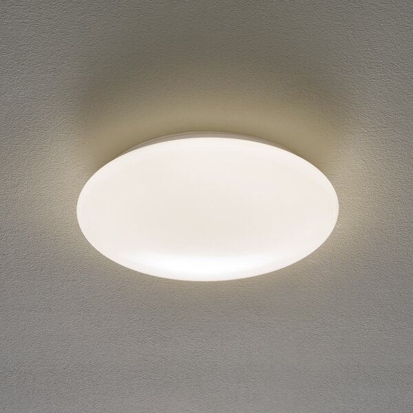 Ledino Plafonieră LED Porz IP44 senzor HF, alb, Alb, Baie, Plastic, Modern