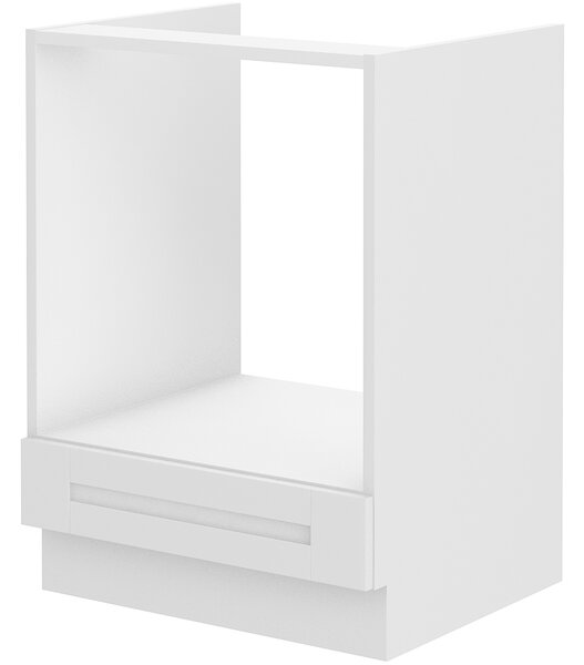 Dulap inferior bucătărie pentru cuptor Lucid 60 D GAZ BB (alb + alb). 1041031