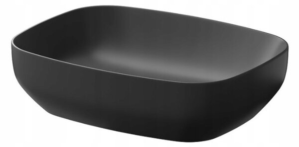 Cersanit Larga, chiuveta blat 50x39 cm, antracit mat, K677-013