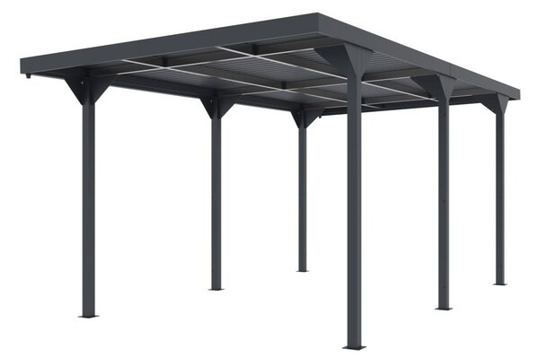Carport metalic Aspen 2,84 x 5,46 m CoverTech antracit