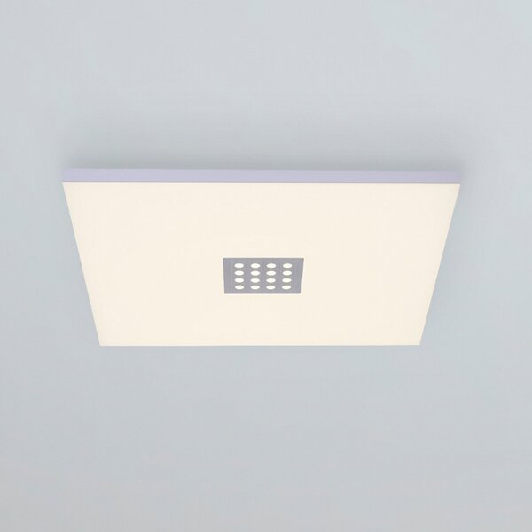 PURE Plafonieră LED Neo, 45 cm, aluminiu, CCT, telecomandă, reglabil, Alb, Camera de zi / sufragerie, Metal, Modern