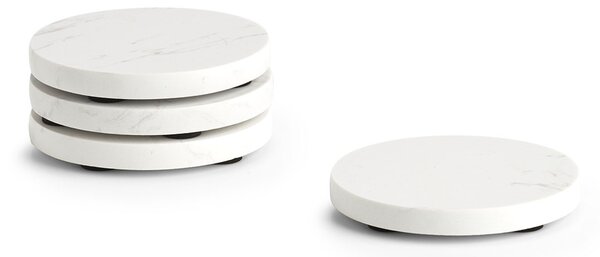 Set suporturi din marmura pentru pahare, Ø 9,5 cm