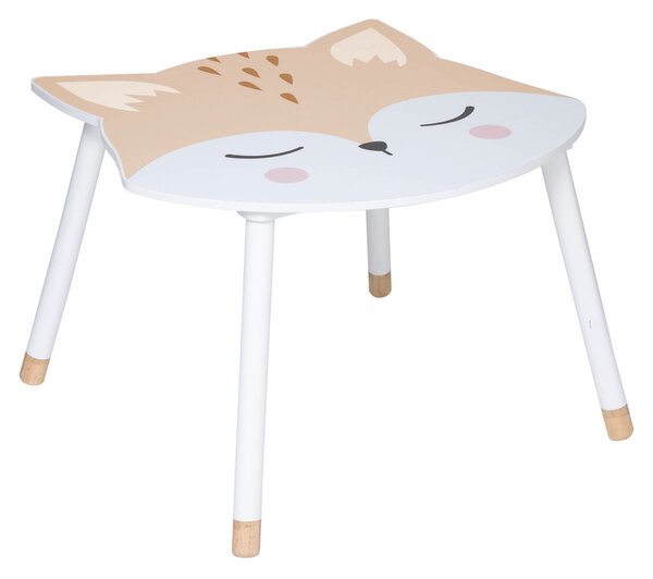 Masuta pentru copii Vulpea, picioare din lemn de pin, 43 cm