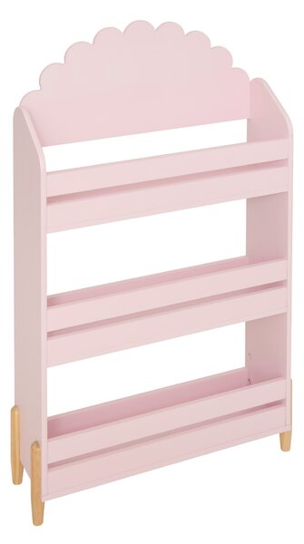 Bibliotecă pentru copii FJELLA, 61,5 x 18,5 x 100 cm, floare