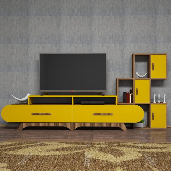 Mobilier living Florian S (nuc + galben). 1071868