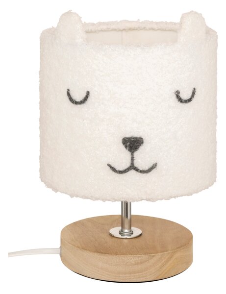 Lampa de noapte pentru copii TOXEY, ursuleț cu urechi, Ø 15 cm