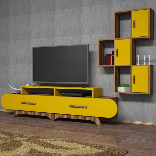 Mobilier living Florian S (nuc + galben). 1071868
