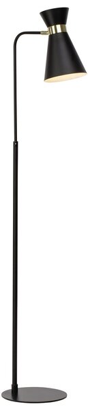 Brilliant Goldy lampadar, aliniabil, Negru, Camera de zi / sufragerie, Metal, Modern