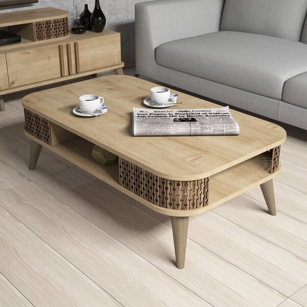 Set mobilier living Eiffel (stejar). 1071891