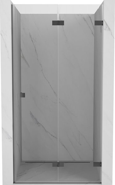 Mexen, Ușă de duș pliabilă Mexen Lunar-F dreapta 100 cm, transparentă, bronz închis - 836-100-000-95-00-P