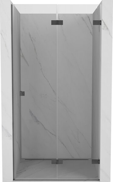 Mexen, Ușă de duș pliabilă Mexen Lunar-F dreapta 100 cm, transparentă, gri bronz periat - 836-100-000-66-00-P