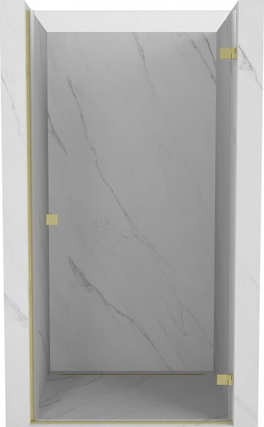 Mexen, Ușă de duș cu balamale pe dreapta Mexen Lunar-B 70 cm, transparentă, auriu periat - 832-070-000-55-00-P