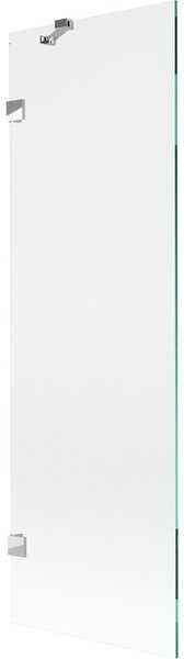 Mexen, Paravan de baie Mexen Lunar cu 1 aripă 60 x 150 cm, transparent, cromat - 897-060-000-01-00