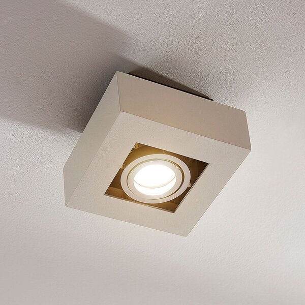 Arcchio Spot Vince, 14 x cm, alb/cromo, metal, GU10, reglabil, Alb, Hol, Aluminiu, Modern