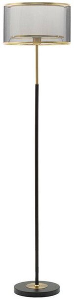 Lampadar metalic, negru, 153 cm