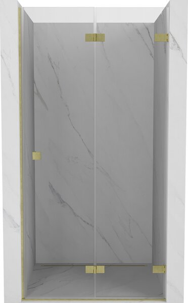 Mexen, Ușă de duș pliabilă Mexen Lunar-F dreapta 65 cm, transparentă, auriu periat - 836-065-000-55-00-P