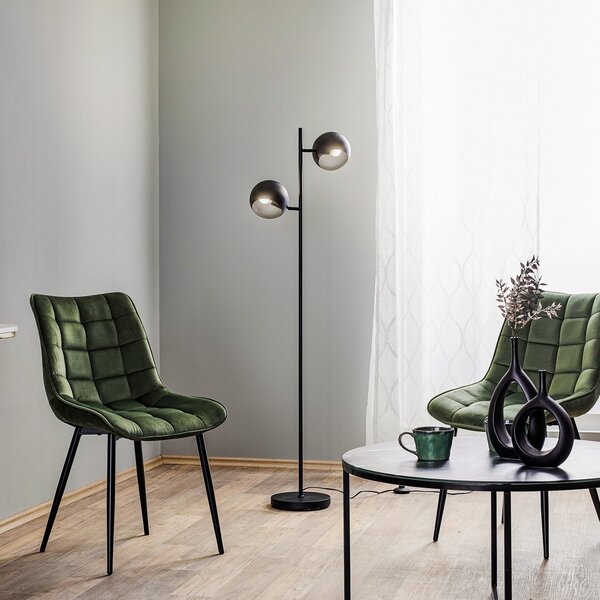 Lampadar Markslöjd, Edgar, Negru, Camera de zi, Metal, Scandinavă
