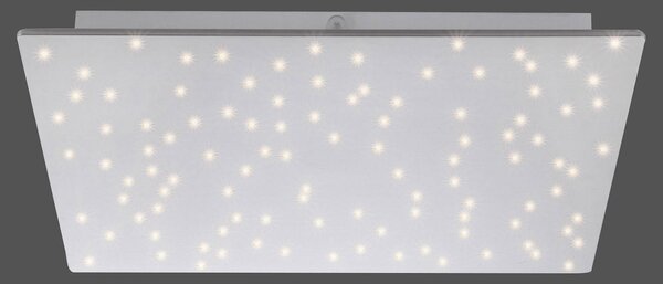 JUST LIGHT. GmbH Sparkle plafonieră LED CCT dim oțel 45x45cm, reglabil, Metalic, dormitor, Metal, Modern