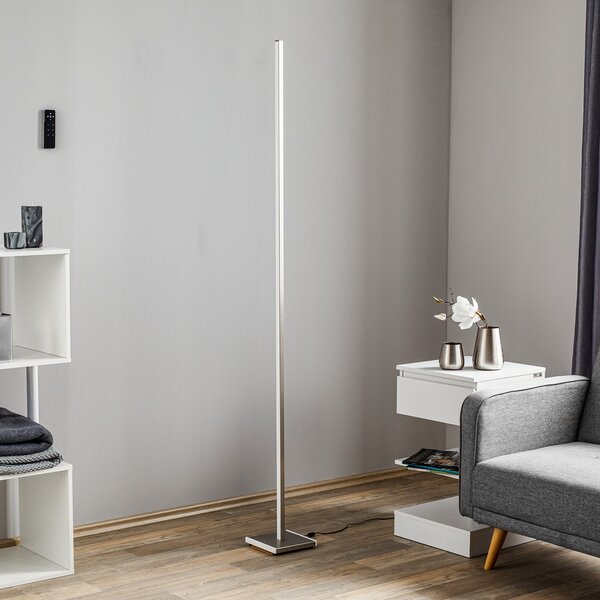 Evotec Lampadar LED funcțional Orix în alb, 180 cm, reglabil, Alb, Camera de zi / sufragerie, Metal, Modern
