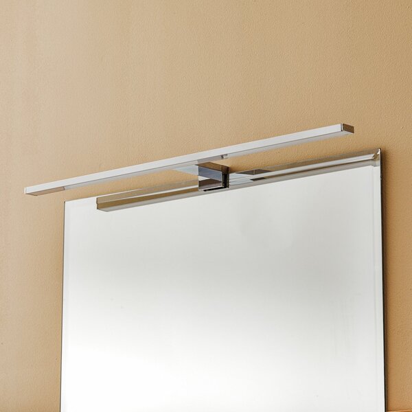 Briloner Dun LED oglindă cu lumină, 60 cm, Metalic, Baie, Metal, Modern