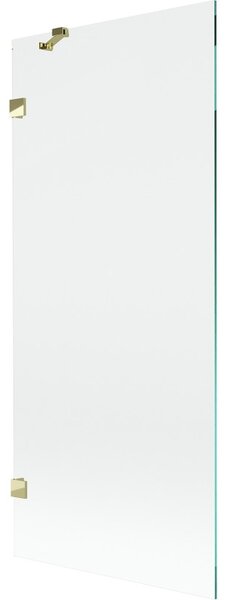 Mexen, Paravan de baie Mexen Lunar cu 1 aripă 80 x 150 cm, transparent, auriu - 897-080-000-50-00