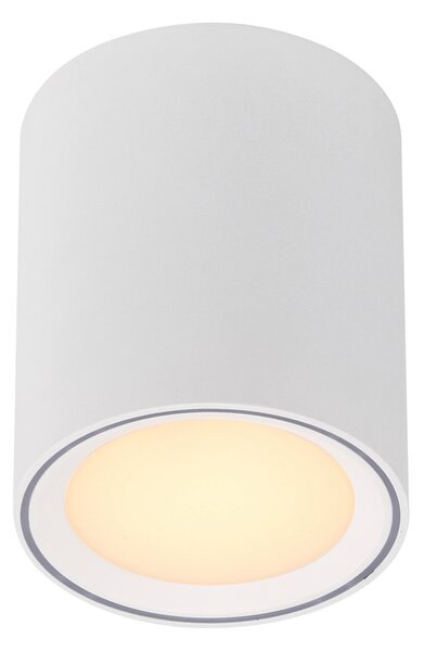 Nordlux Plafonieră LED Fallon, înălțime 12 cm, reglabil, Alb, Camera de zi / sufragerie, Metal, Modern