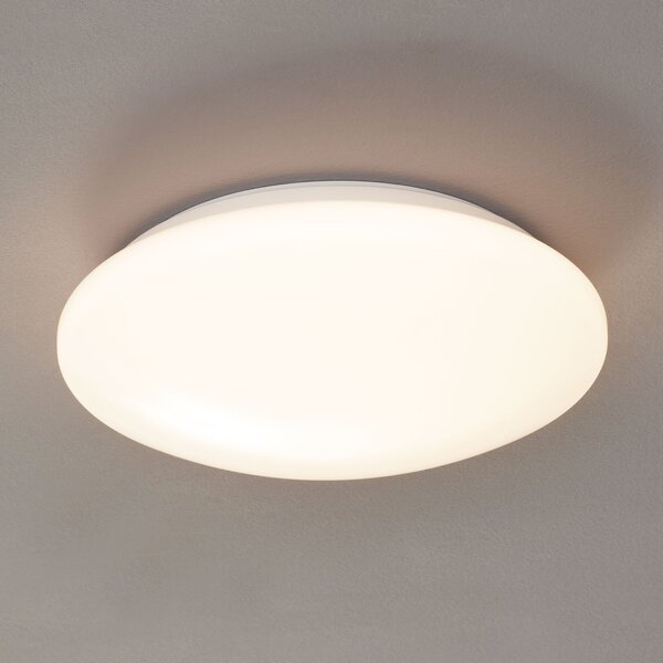 Reality Leuchten Plafonieră Pollux LED, Ø 27 cm, plastic, detector de mișcare, Alb, Hol, Plastic, Modern