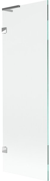 Mexen, Paravan de baie Mexen Lunar L cu 1 aripă 60 x 150 cm, transparent, cromat - 897L-060-000-01-00