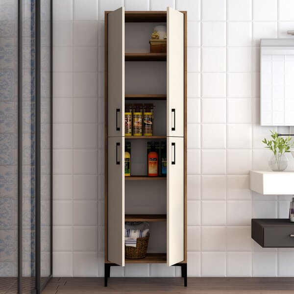 Dulap cu rafturi Berina 1 (nuc + crem). 1072515