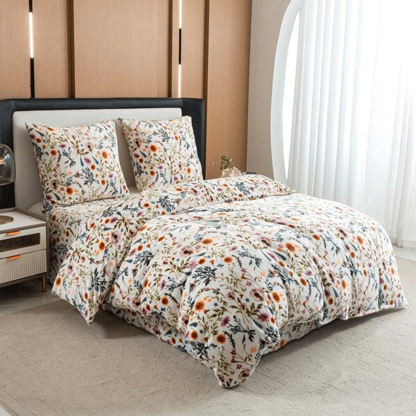 Lenjerie cocolino HERBALIS crem Dimensiune lenjerie de pat: 70 x 90 cm | 140 x 200 cm