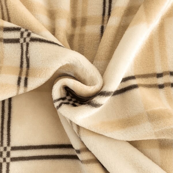 Patura PLAID microplus, crem Dimensiune: 150 x 200 cm