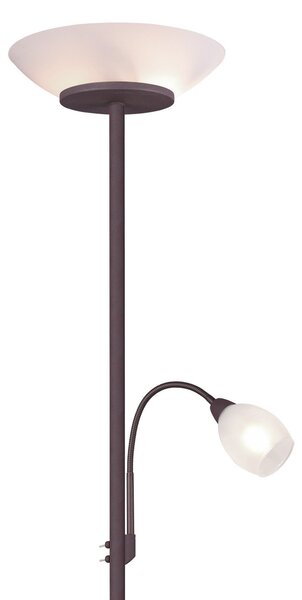 Reality Leuchten Lampă de podea Gerry, ruginiu, Maro / Rugină, Camera de zi / sufragerie, Metal, Modern